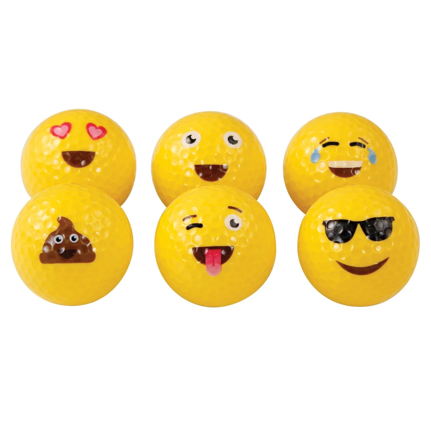 Masters Emoji Golf Balls - 6 Pack 1 Masters Emoji Golf Balls - 6 Pack
