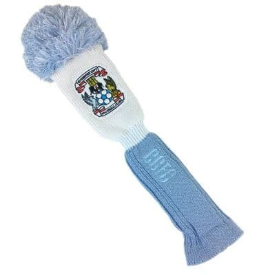 Official Coventry City FC Pompom Golf Driver Headcover 1 Official Coventry City FC Pompom Golf Driver Headcover
