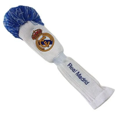 Official Real Madrid FC Pompom Driver Headcover 1 Official Real Madrid FC Pompom Driver Headcover